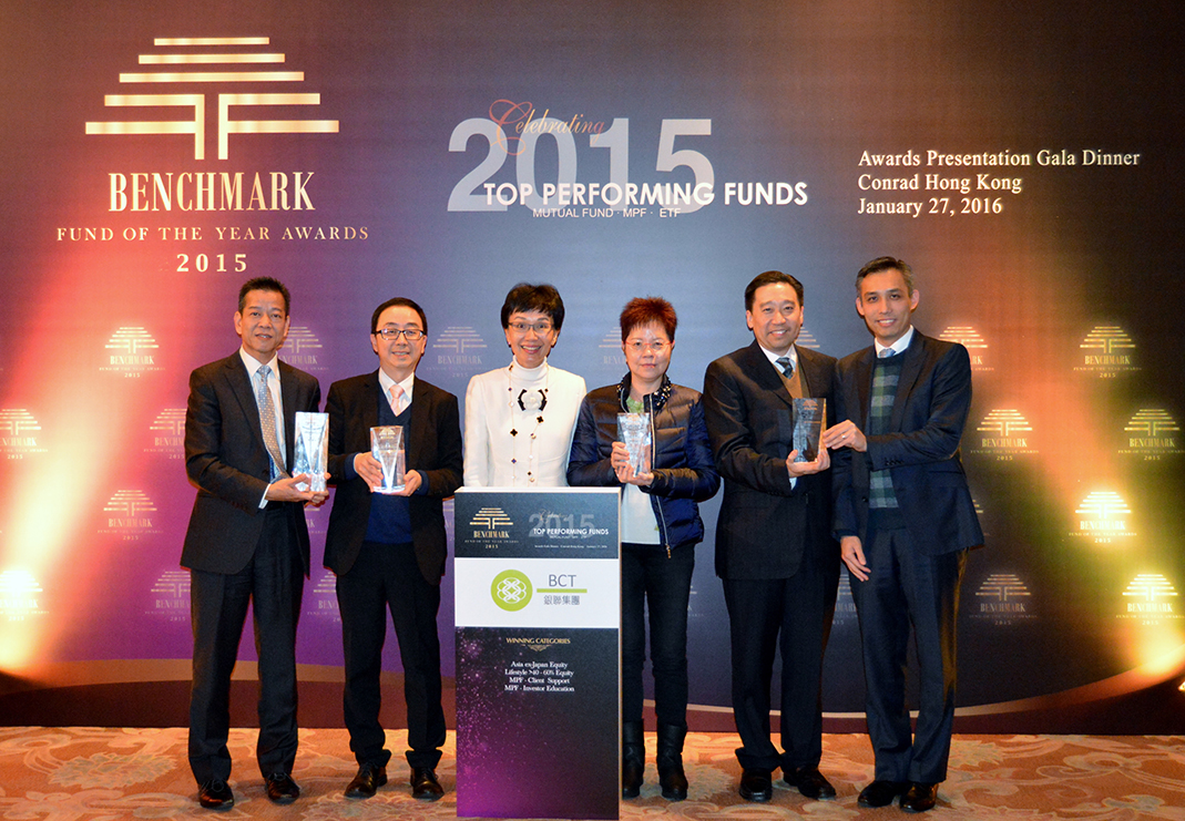 BCT於2015《指標》年度基金大獎贏得多項殊榮。